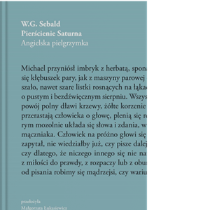 Pierścienie Saturna. Angielska pielgrzymka